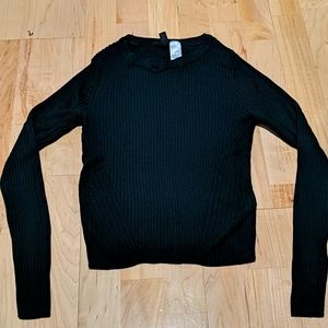 H&M ribbed crew neck sweater